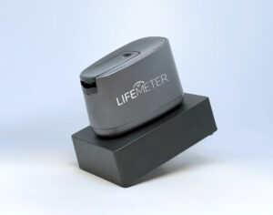 LifeMeter, a portable, non-invasive device which the company says is proven to measure the presence of vital antioxidants known as carotenoids.