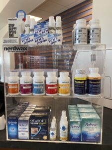 A display of supplements makes it easier to sell nutraceuticals